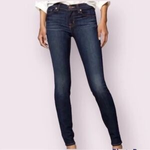 J Brand Skinny Leg Pure Dark Denim Jeans In Pure, 29